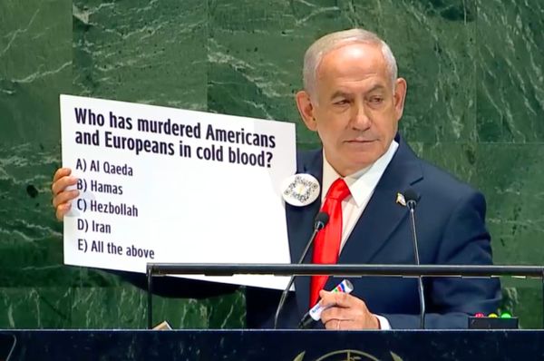 netanyahu un pop quiz palestine recognition