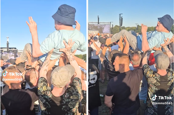 oasis concert manchester lift disabled fan