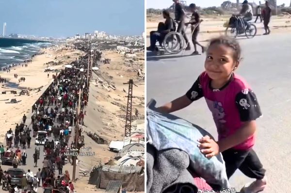 palestinians return north gaza ceasefire october 2025