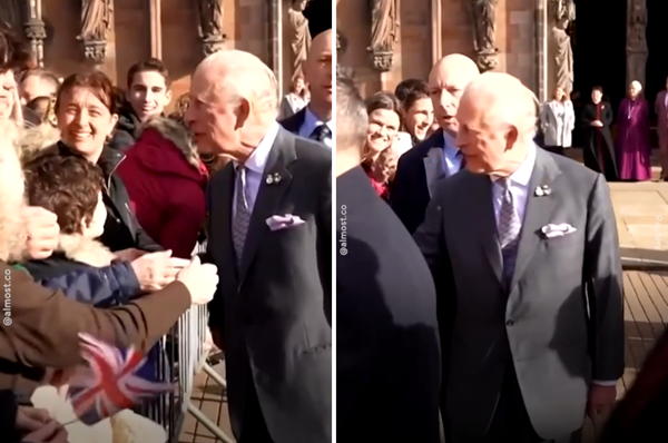 king charles heckled prince andrew Jeffrey Epstein