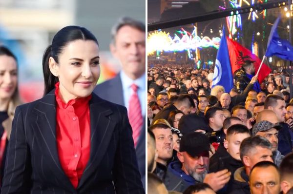 albania corruption protest Belinda balluku