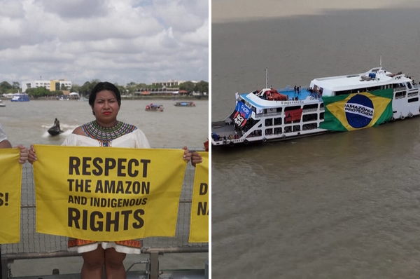 cop30 flotilla belem brazil climate justice