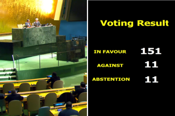 unga resolution israel occupation palestine end