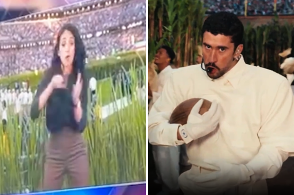 bad bunny superbowl puerto rican sign language interpreter Rivera Cosme LSPR