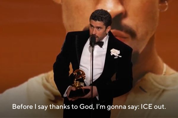 Bad bunny grammys ice out speech