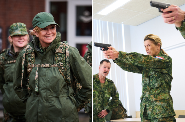 netherlands queen maxima join army military recruitment