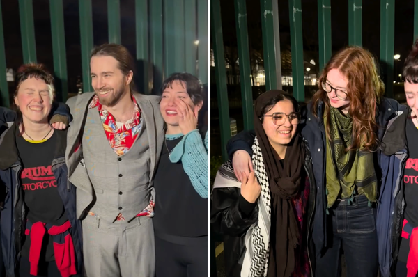 uk palestine action activists released