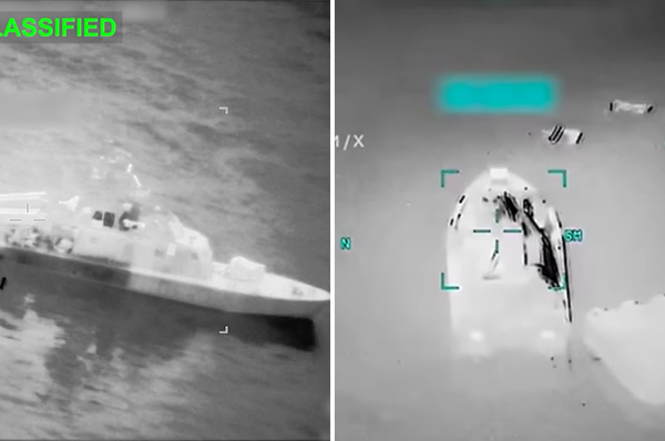 us bomb iranian ships strait of hormuz stop mines planting