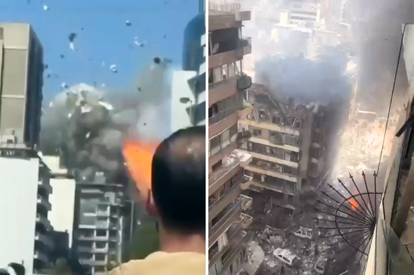 israel bomb lebanon iran ceasefire not included