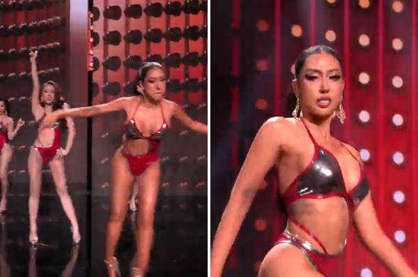 miss grand thailand pageant hip hop swimsuit Dada Darathorn Yoothon