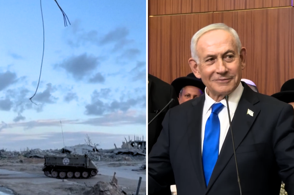 Netanyahu israel gaza 60 percent control ceasefire