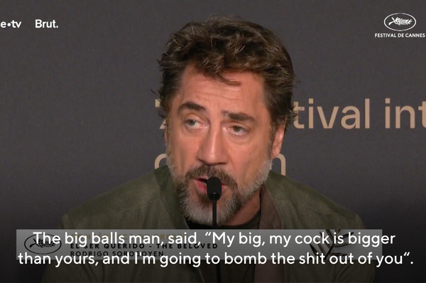 javier bardem cannes call out trump putin Netanyahu