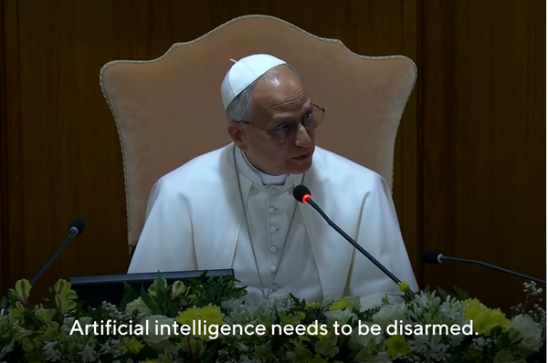 pope leo ai manifesto disarmed magnifica humanitas