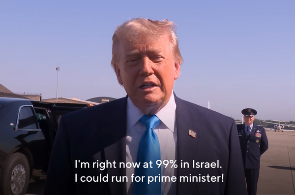 trump run israel prime minister netanyahu