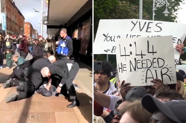 yves sakila ireland black man killed protest george floyd