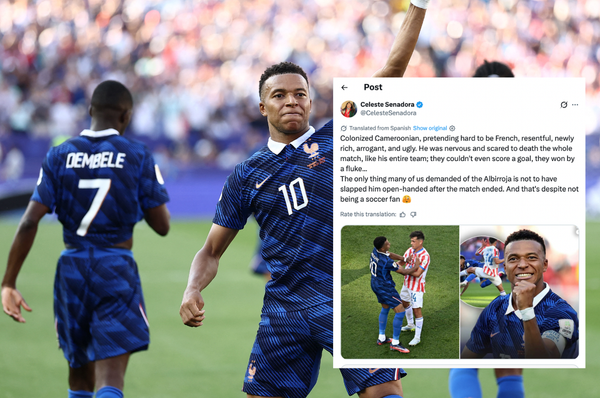Kylian Mbappé Celeste Amarilla Paraguayan senator racist response