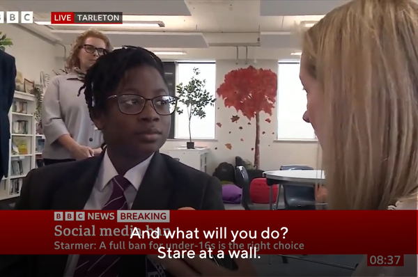 uk social media ban teen response stare wall bbc