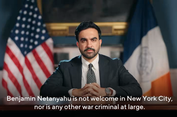 Zohran Mamdani netanyahu war criminal ICC arrest