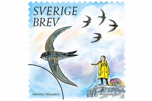 greta thunberg stamp sweden