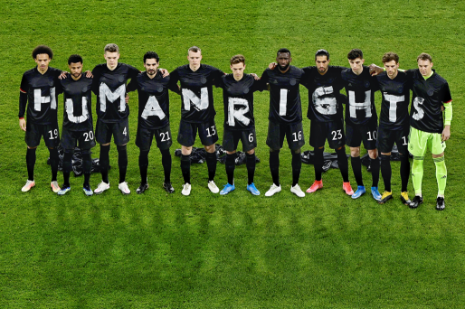 football players human rights qatar