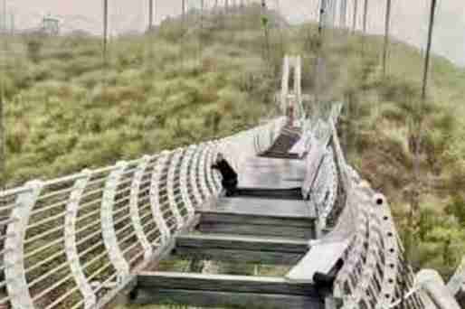 china glass bridge tourist wind thumbnail