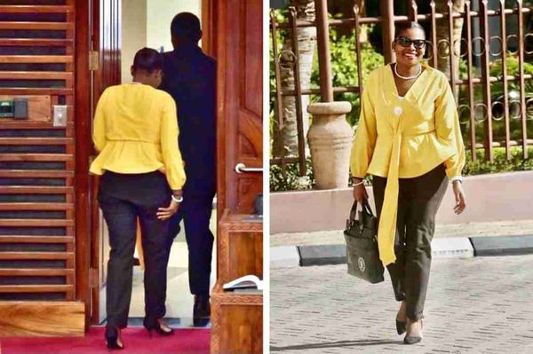 tanzania woman mp tight trousers