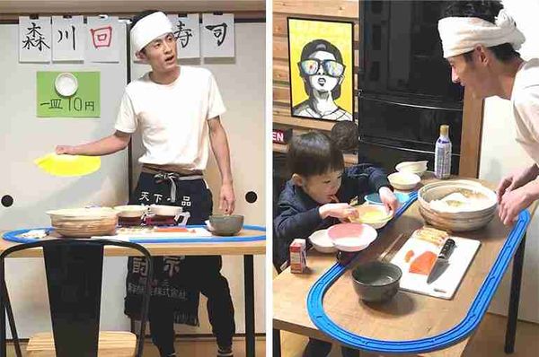 japan dad diy sushi home morikawa papa