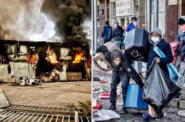 south africa looting