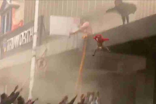 south africa mom throws baby durban riots