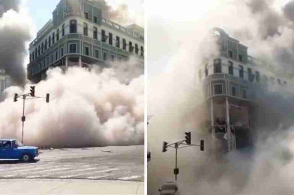 cuba hotel saratoga explosion havana
