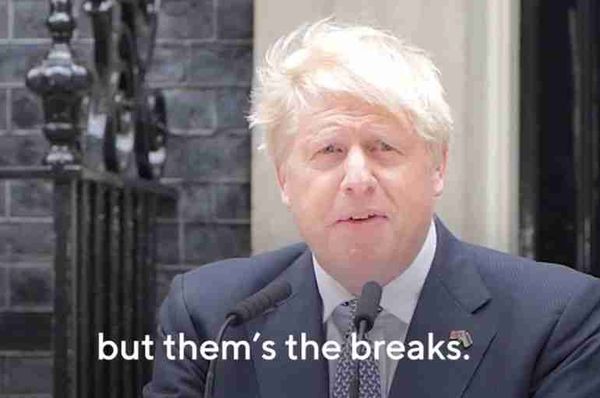 boris johnson resign uk prime minister