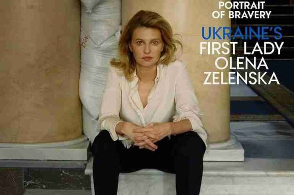 olena zelenska ukraine vogue cover
