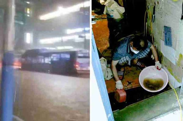 south korea flood parasite apartments underground