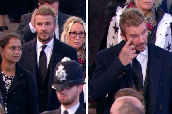 david beckham queue queen coffin