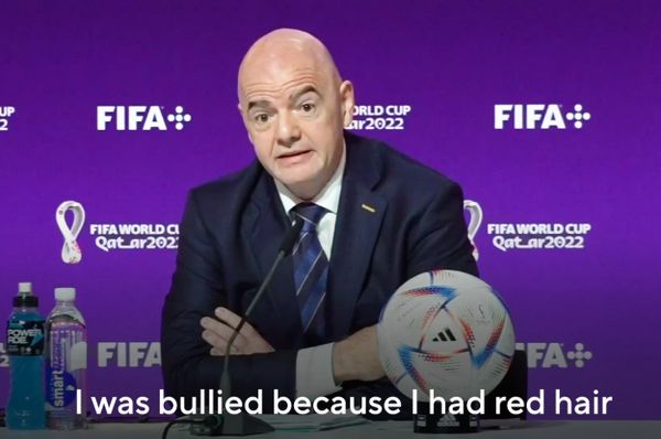 fifa president discrimination i feel qatari gianni infantino