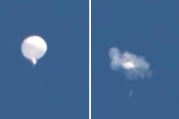 china spy balloon shot down usa