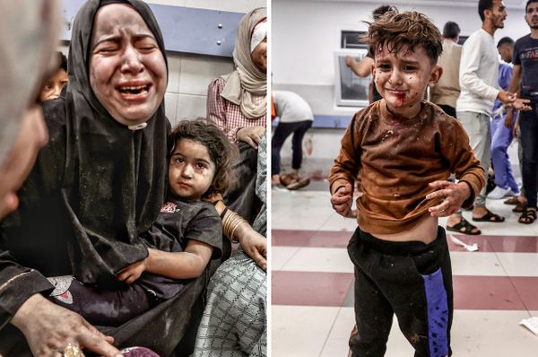 israel bomb hospital gaza 500 dead