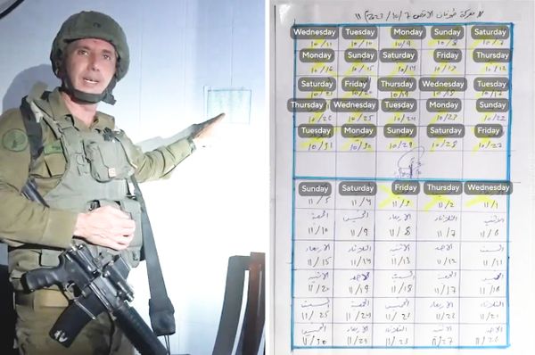 idf calendar hamas names fake gaza hospital