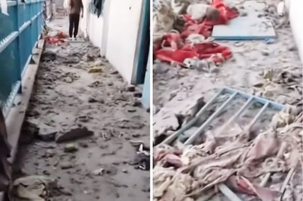 israel bombs UN schools al fakhoura jabalia gaza