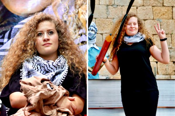 palestine activist ahed tamimi arrested gaza slap israeli soldier