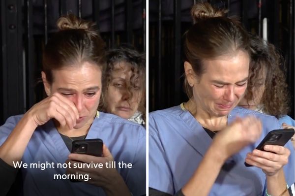 uk doctor cry gaza al shifa message tanya haj hassan