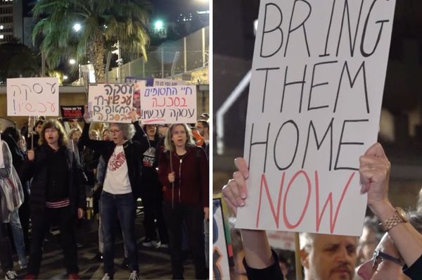 israel protest hostages killed gaza netanyahu