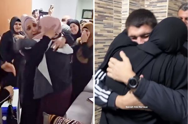 palestine women children freed israel hamas deal reunions