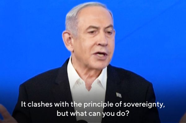 netanyahu rejects palestine state gaza security