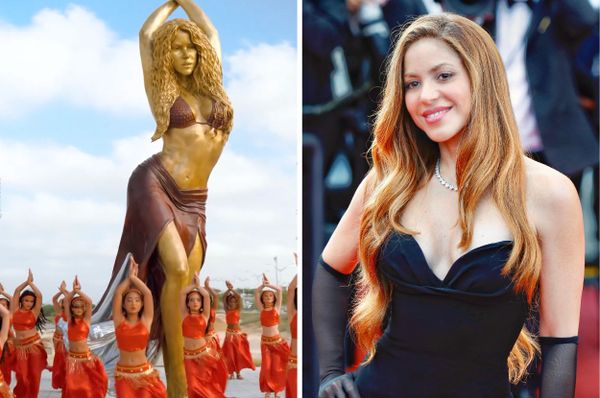 shakira statue colombia baranquilla