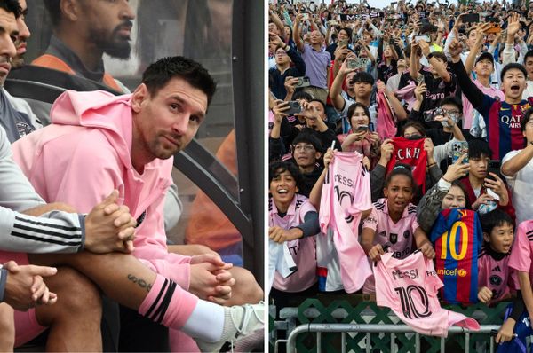 messi hong kong friendly bench controversy