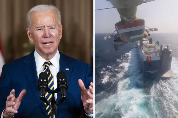 us uk bomb yemen houthi red sea shipping gaza