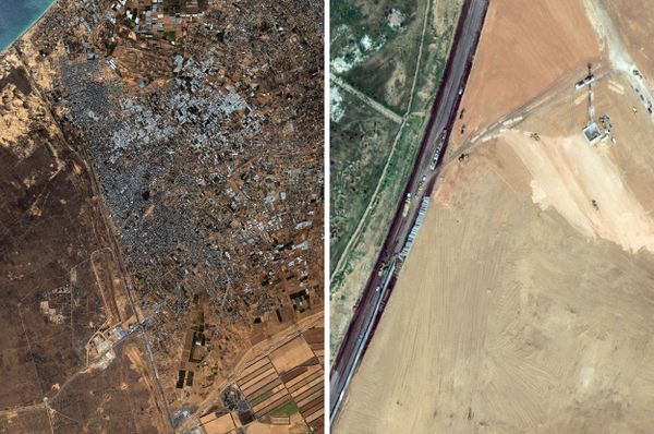 Egypt build wall buffer zone gaza border