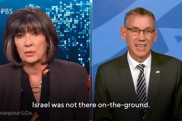 israel advisor lies flour massacre gaza mark regev