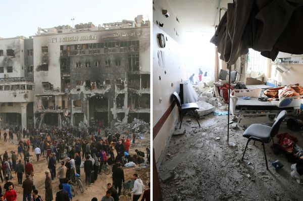 israel al shifa siege gaza hospital destroyed